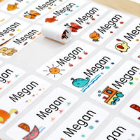 120 Etiquetas Escolares Antipérdidas DuoStamp