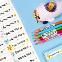 120 Etiquetas Escolares Antipérdidas DuoStamp