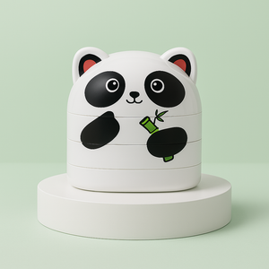 Sello de Nombre Infantil Animals Dual – Tinta Negra y Blanca Personalizado